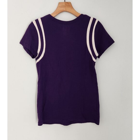 Baltimore Ravens T-Shirt NFL Team Apparel Purple Crew Neck Womens Size Large EUC - Picture 2 of 9